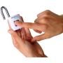 BenjiLock By Hampton 43MM Fingerprint Padlock, White