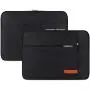 Lacdo 11 Inch Chromebook Case Laptop Sleeve for MacBook Air 11.6-inch, Surface Pro X 7 6 5, 11.6'' Samsung HP Acer Chromebook R11 Asus C202 C330 Protective Notebook Tablet Bag, Water Resistant, Black