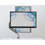 Mount-It! Single Monitor Arm Desk Mount | Gas Spring Monitor Arm | Full Motion Articulating Height Adjustable | Fits 21 22 23 24 27 30 32 Inch VESA Compatible Computer Screen | Clamp and Grommet Base Mount-It! Single Monitor Arm Desk Mount | Gas Spring Monitor Arm | Full Motion Articulating Height Adjustable | Fits 21 22 23 24 27 30 32 Inch VESA Compatible Computer Screen | Clamp and Grommet Base