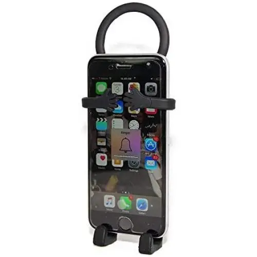 Bondi Silicon Flexible Cell Phone Holder, (Black)