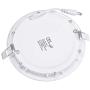 DELight 12W 6'' LED Recessed Lighting 10 Pack Panel Ceiling Light Ultra-thin Cool White 100W Equivalent Downlight