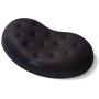 BRILA Ergonomic Memory Foam Mouse Wrist Rest Support Pad Cushion for Computer, Laptop, Office Work, PC Gaming - Massage Holes Design - Wrist Pain Relief (Black Mouse Wrist Rest)