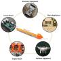 5PCS 27g 60/40 Rosin Core Solder Wire for Electronics Soldering,Rosin Core Solder Tin Lead Solder Wick Diameter 0.031''(0.8mm)