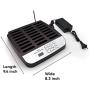 NOLAS Corum 48 Social Distancing Buzzer Restaurant Call Coaster Pagers/Guest Waiting Pager/Wireless Paging System with Charging Dock and Transmitter (Also Available in 16/32 Units) (48)