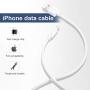 iPhone Charger, 6Pack 3FT Lightning Cable Sundix iPhone Charger Cable Charging Cord Compatible iPhone Xs MAX XR X 8 8Plus 7 7Plus 6s 6sPlus 6 6Plus SE 5 SE iPad iPod & More (White)