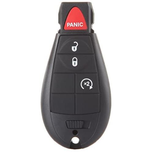 cciyu 1PC Uncut 4 Buttons Keyless Entry Remote Fob Replacement for for C hrysler 300 Town & Country for D odge Challenger Durango Journey Magnum for for J eep Commander (M3N5WY783X, IYZ-C01C)
