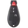 cciyu 1PC Uncut 4 Buttons Keyless Entry Remote Fob Replacement for for C hrysler 300 Town & Country for D odge Challenger Durango Journey Magnum for for J eep Commander (M3N5WY783X, IYZ-C01C)