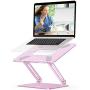 Laptop Stand, EPN Laptop Riser with Heat-Vent to Elevate Laptop, Adjustable Desktop Holder Compatible for MacBook Pro/Air, Surface Laptop, Dell XPS, HP, Samsung and Other 11-17 Inch Notebook