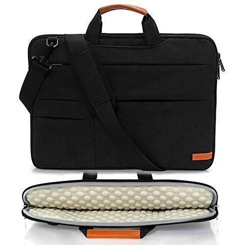 KINGSLONG Laptop Case Sleeve 15 15.6 16 Inch Laptop Bag Lightweight Slim Computer Notebook Ultrabooks Carrying Case Briefcase Cover for Men Women fit for Acer Asus Dell Lenovo HP Toshiba Black