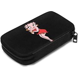 Hxuedan Betty Boop The Data Cable Storage Bag is A Portable and Independent Design SuitableVFor Travelers to Place The Data Cable, Earphone and Electronic Product Data Cable Storage Bag