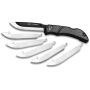 Outdoor Edge 3.5'' RazorLite EDC - Replaceable Blade Folding Knife with Pocket Clip and One Hand Opening for Everyday Carry (Gray, 6 Blades)