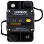 T Tocas 30 Amp Surface-Mount Circuit Breakers with Manual Reset, 12V- 48V DC, Waterproof (30A)