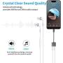 LecLooc USB C Splitter, Dual USB C Audio and Charger Adapter for Pixel 2/2 XL/3 XL/4XL,Galaxy Note 10/10+/S20/20+/20 Ultra, Note 20/ Note 20 Ultra, Essential (Grey)