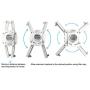 QualGear QG-PRO-PM-50-W Pro-AV Mount for 1.5'' Npt Threaded Pipe Accessory
