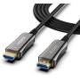 ATZEBE Fiber Optic HDMI Cable 6ft, Fiber HDMI Cable Supports 4K@60Hz, 4:4:4/4:2:2/4:2:0, HDR, Dolby Vision, HDCP2.2, ARC, 3D, High Speed 18Gbps, Slim and Flexible HDMI Fiber Optic Cable…