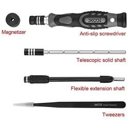 XOOL 106 in 1 Precision Screwdrivers Set with Magnetic Driver Kit, Professional Electronics Repair Tool Kit with Portable Oxford Bag for Repair Cell Phone, iPhone, iPad, Watch, Tablet, PC