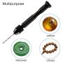 26PCS Pin Vise Hand Drill, Vinonzi Micro Mini Twist Drill Bits Set, Precision Hand Drill Bits Rotary Tools Set, for Wood, Manual Work DIY, Jewelry, Assembling, Model Making. (0.5-3.0mm)