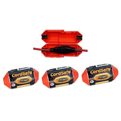 3 Pk Red CordSafe Electrical Extension Cord Protective Safety Cover Water-Resistant, Indoor Outdoor, Cord Fastening, Cord Retention Management AV, patio string lights holiday wedding event lights 3 Pk Red CordSafe Electrical Extension Cord Protective Safety Cover Water-Resistant, Indoor Outdoor, Cord Fastening, Cord Retention Management AV, patio string lights holiday wedding event lights