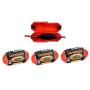 3 Pk Red CordSafe Electrical Extension Cord Protective Safety Cover Water-Resistant, Indoor Outdoor, Cord Fastening, Cord Retention Management AV, patio string lights holiday wedding event lights 3 Pk Red CordSafe Electrical Extension Cord Protective Safety Cover Water-Resistant, Indoor Outdoor, Cord Fastening, Cord Retention Management AV, patio string lights holiday wedding event lights