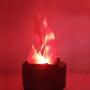 LED Fake Flame Effect Lamp Electronic Artificial Fire Burning Brazier Lamp Simulated Flickering Fire Flame Light for Christmas Halloween Party Festival Night Club