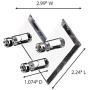 Command Jewelry Rack, Clear, 2-Jewelry Racks, Organize Damage-Free