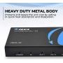 Orei UltraHD 4K @ 60 Hz 1 X 2 HDMI Splitter 1 in 2 Out 2 Port 2: 8-Bit - HDMI 2.0, HDCP 2.0, 18 Gbps, EDID, Duplicate / Mirror 4K Screens - UHDS-102