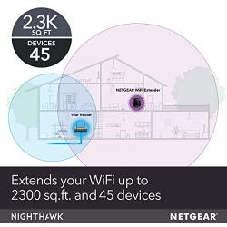 NETGEAR WiFi Mesh Range Extender EX7700 - Coverage up to 2300 sq.ft. and 45 devices with AC2200 Tri-Band Wireless Signal Booster & Repeater (up to 2200Mbps speed), plus Mesh Smart Roaming