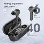 Wireless Earbuds,Mpow M9 4-mic Noise Cancelling CVC 8.0 True Wireless Bluetooth 5.0 Earphones in-Ear,Touch Control Stereo Bass Sport Headphones,40H Playing Time/USB-C/IPX8 Waterproof,Three modos,Black