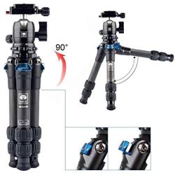 SIRUI Mini Tripod AM-223 ProfiLegs Carbon Fiber Travel Compact Lightweight Tripod with B-00K Ball Head (AM-223+B00K)