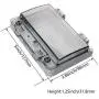 Fielect Electronic Junction Box Switching Power Supply Junction Box Distribution Box Waterproof ABS Plastic Project Box Transparent Lid Gray 127 x 98 x 50.8mm / 5'' x 3.86'' x 2'' Fielect Electronic Junction Box Switching Power Supply Junction Box Distribution Box Waterproof ABS Plastic Project Box Transparent Lid Gray 127 x 98 x 50.8mm / 5'' x 3.86'' x 2''