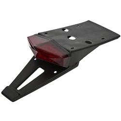 CICMOD Rear Fender Mount Red LED Tail Light Brake Lamp Turn Signals License Plate Light for Custom Off-Road Motorcycle Dirt Bike