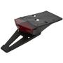 CICMOD Rear Fender Mount Red LED Tail Light Brake Lamp Turn Signals License Plate Light for Custom Off-Road Motorcycle Dirt Bike