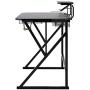 Amazon Basics Gaming Computer Desk with Storage for Controller, Headphone & Speaker - Black