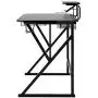 Amazon Basics Gaming Computer Desk with Storage for Controller, Headphone & Speaker - Black