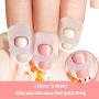 Anti-slip Silicone Fingertip Protectors Guitar Finger Guards 5 Sizes Finger Protection Covers Caps for Stringed Instruments Guitar Mandolin Bass Counting Sewing, 5 Sizes (Transparent)