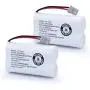 QBLPOWER BT-1007 Rechargeable Cordless Telephone Batteries Compatible with Uniden BT1007 BBTY0651101 BT904 BT-904 BT1015 BBTY0460001 BBTY0700001 Panasonic HHR-P506 HHR-P506A (2 Pack BT1007 Batteries)