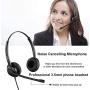 Sinseng Phone Headset for Computer, 3.5mm Telephone Headphones with Noise Canceling Microphone for Call Center Office, Cell Phone Headset Compatible with iPhone Samsung Huawei BlackBerry Smartphones