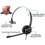 Sinseng Cisco Phones Headset with rj9, Office Phone Headset with Noise canceling Microphone for Desk Phones, Call Center Headphones for Cisco IP Phone 7841 7942G 8841 7931G 7940 7941G 7945G 7960 7961