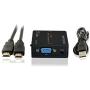 enKo products HDMI to VGA + Audio Mini Converter with High Speed