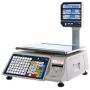 VisionTechShop DLP-300 Label Printing Scale Pole Display, 30/60lbs Capacity, 0.01/0.02lbs, NTEP Legal for Trade with a Free 1 case CAS LST-8040 UPC/Safe Handling Label, 58 x 60 mm