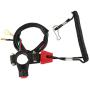 Universal Boat Outboard Motor Kill Stop Switch & Safety Tether Lanyard, 12V 2-Wires Motorcycle Engine On Off Kill Switch ATV Quad Dirt Bike Handlebar Mount Tether for Yamaha/Tohatsu/Honda (2 pcs)
