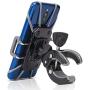 Stroller Cell Phone Holder Mount-Universal Clamp, Also for Bike, Boat, Golf and Grocery Cart, Fits Apple iPhone, Samsung Galaxy, Google Pixel, LG, HTC, Moto, All Smartphones