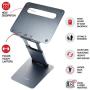 Ergonomic Laptop stand for desk, Adjustable height up to 20'', Laptop riser computer stand for laptop, Portable laptop stands, Fits MacBook, Laptops 10 15 17 inches, Laptop holder and Laptop desk stand