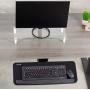VIVO Adjustable Computer Keyboard & Mouse Platform Tray Ergonomic Under Table Desk Mount Drawer Underdesk Shelf (MOUNT-KB03B)