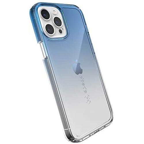 Speck Products Gemshell Print iPhone 12 Pro Max Case, Kyanite Blue/Clear (137612-9135)