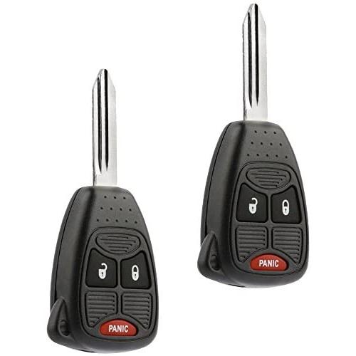 Car Key Fob Keyless Entry Remote fits Dodge Caravan and Grand Caravan/Chrysler Town Country 2004 2005 2006 2007 (M3N5WY72XX), Set of 2