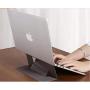 Invisible Laptop Stand, Pronimi Slim Ergonomic Portable Flip Laptop Stand for MacBook Air Mac Book Pro Tablets iPad Rose Gold - Pink, Light Adjustable Laptop Stand up to 15 inch