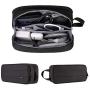 Tech Pouch for Travel, BAGSMART Travel Accessories Organizer Bag Large Capacity with Fastening Cable Ties for Tech Gadgets, PC Adaper, Thick Cables, Power Bank, SD Cards, Black