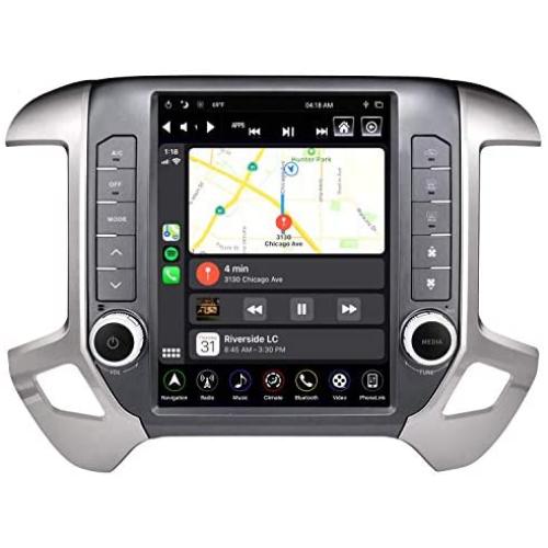 LINKSWELL GEN IV Android Radio Replacement Head Unit Fits for Silverado and Sierra 2014 to 2019 Car Stereo 4GB +64GB Navigation 12.1 Inch Touchscreen with WiFi/BT TS-GMPU12-1RR-4A