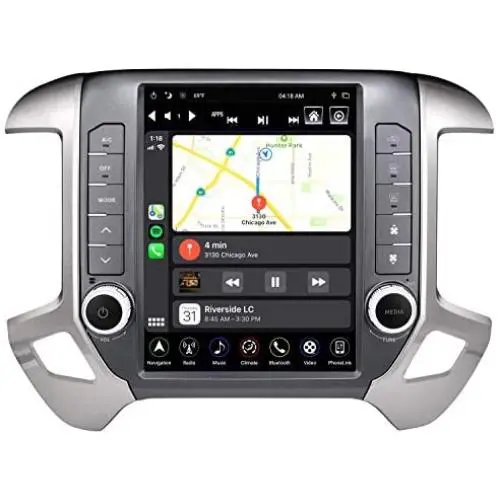 LINKSWELL GEN IV Android Radio Replacement Head Unit Fits for Silverado and Sierra 2014 to 2019 Car Stereo 4GB +64GB Navigation 12.1 Inch Touchscreen with WiFi/BT TS-GMPU12-1RR-4A